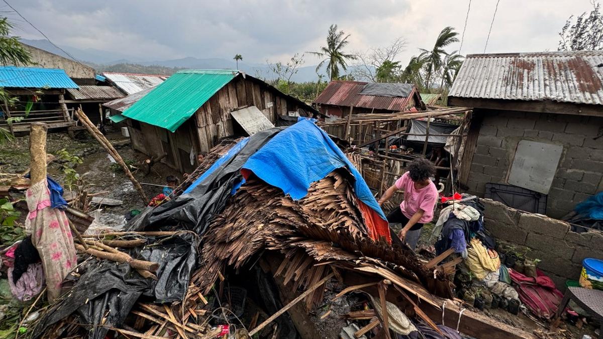 Typhoon Yinxing floods villages, rips off roofs and damages two domestic airports in northern Philippines